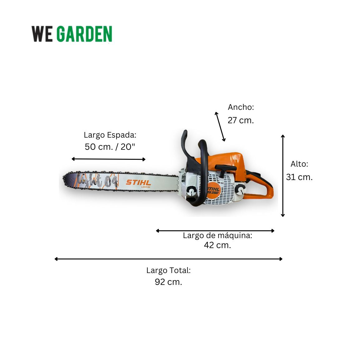MS 250 Motosierra,50cm/20",26RS - STIHL