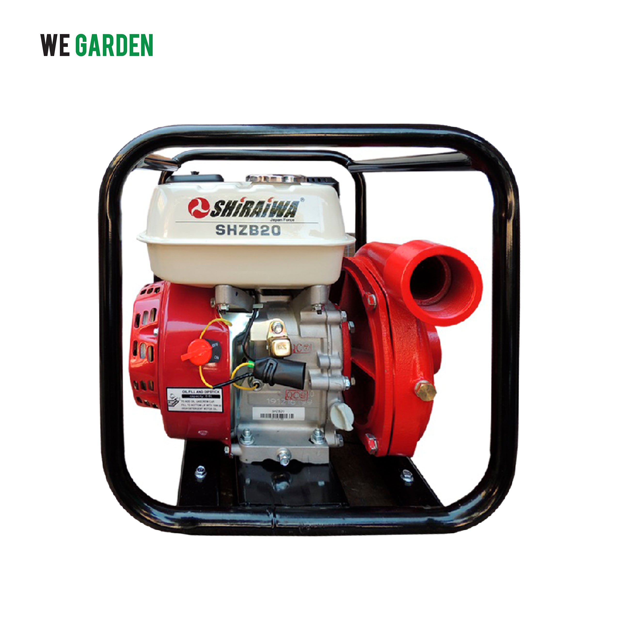 Motobomba, 7hp, succión/descarga 2"x2"